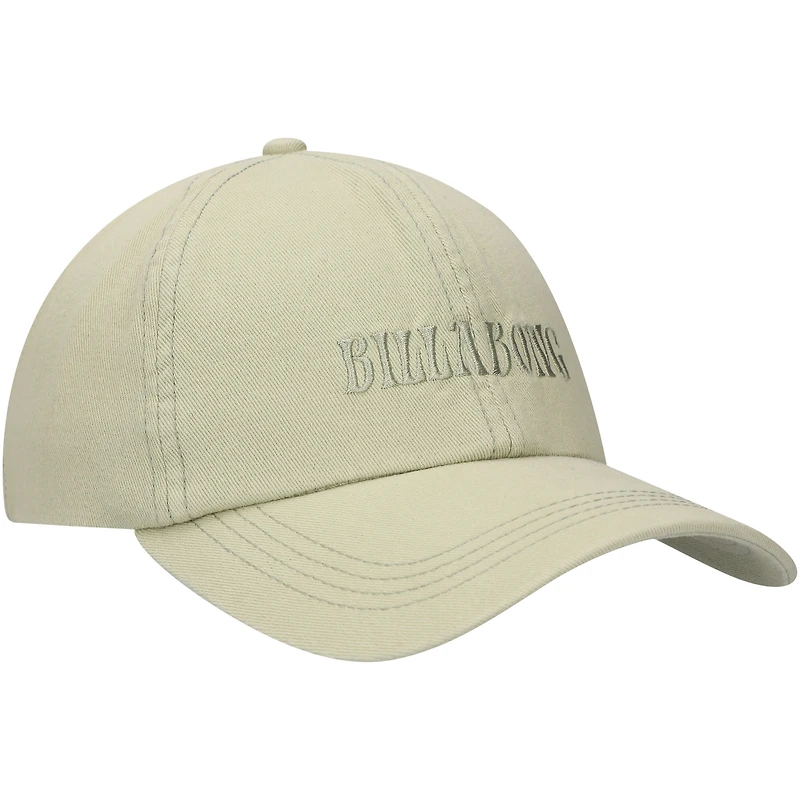 Women's Billabong Light Green Dad Cap Adjustable Hat