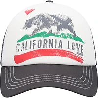 Casquette Snapback Billabong blanc/charbon Pitstop Trucker pour femme