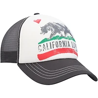 Casquette Snapback Billabong blanc/charbon Pitstop Trucker pour femme