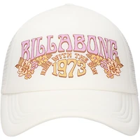 Women's Billabong White Across Waves Trucker Adjustable Hat