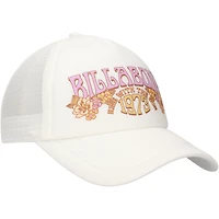 Women's Billabong White Across Waves Trucker Adjustable Hat