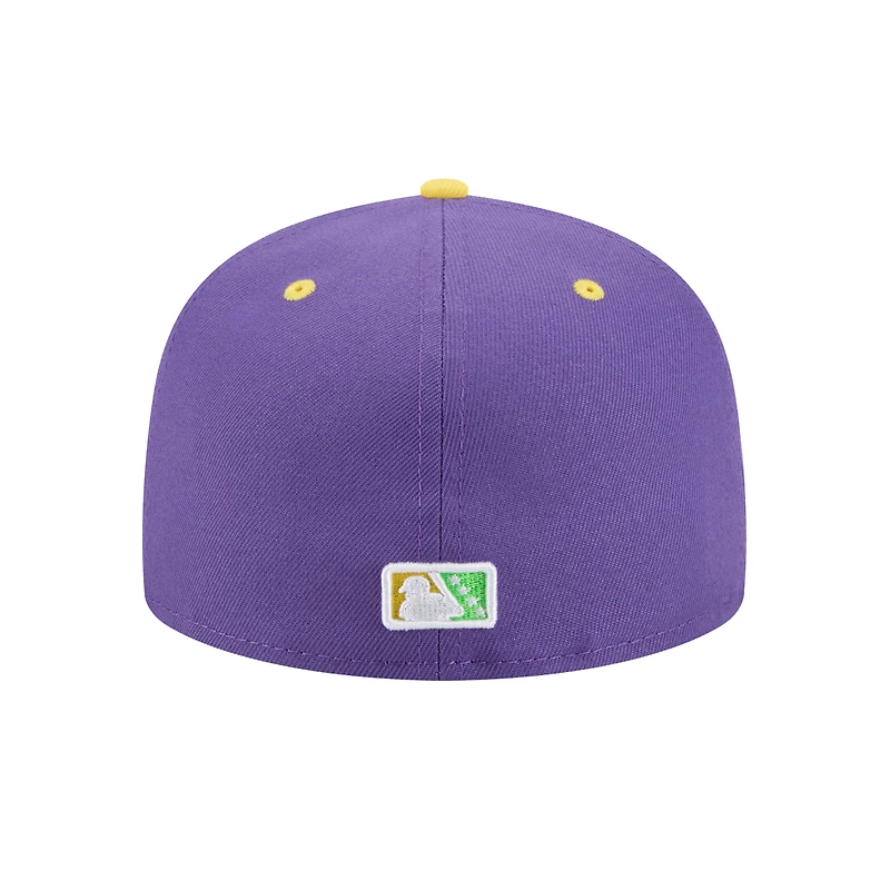 Men's New Era  Purple Biloxi Shuckers Theme Nights 59FIFTY Fitted Hat