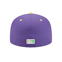 Men's New Era  Purple Biloxi Shuckers Theme Nights 59FIFTY Fitted Hat