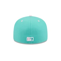 Men's New Era  Turquoise Biloxi Shuckers Theme Nights 59FIFTY Fitted Hat