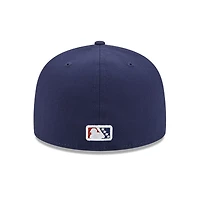 Men's New Era  Navy Binghamton Rumble Ponies Theme Nights 59FIFTY Fitted Hat