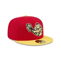 Men's New Era  Red Binghamton Rumble Ponies Theme Nights 59FIFTY Fitted Hat