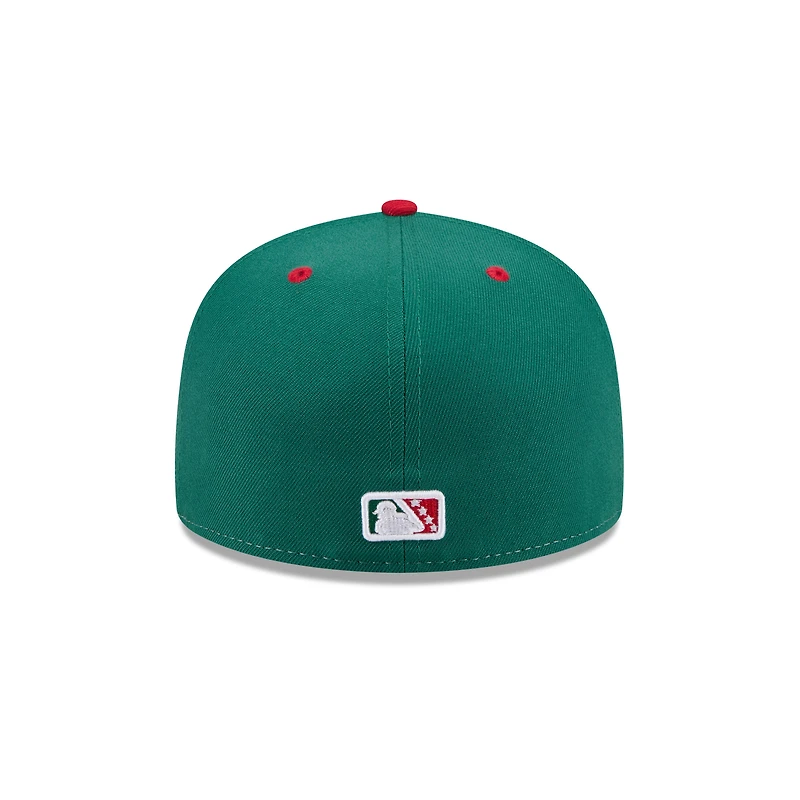 Men's New Era  White Binghamton Rumble Ponies Theme Nights 59FIFTY Fitted Hat