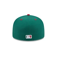 Men's New Era  White Binghamton Rumble Ponies Theme Nights 59FIFTY Fitted Hat