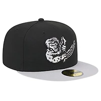 Casquette ajustée 59FIFTY noire Binghamton Rumble Ponies Theme Night Creatures New Era pour hommes