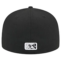 Casquette ajustée 59FIFTY noire Binghamton Rumble Ponies Theme Night Creatures New Era pour hommes