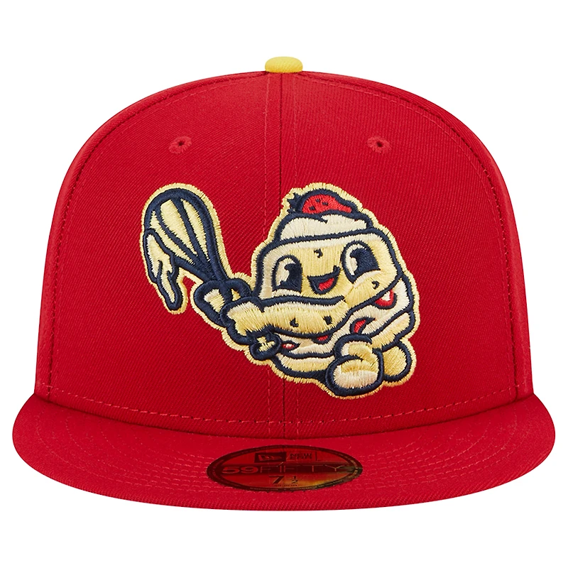 Men's New Era Red Binghamton Rumble Ponies Theme Nights Southern Tier Shortcakes  59FIFTY Fitted Hat