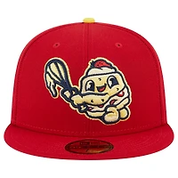 Men's New Era Red Binghamton Rumble Ponies Theme Nights Southern Tier Shortcakes  59FIFTY Fitted Hat