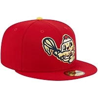 Men's New Era Red Binghamton Rumble Ponies Theme Nights Southern Tier Shortcakes  59FIFTY Fitted Hat