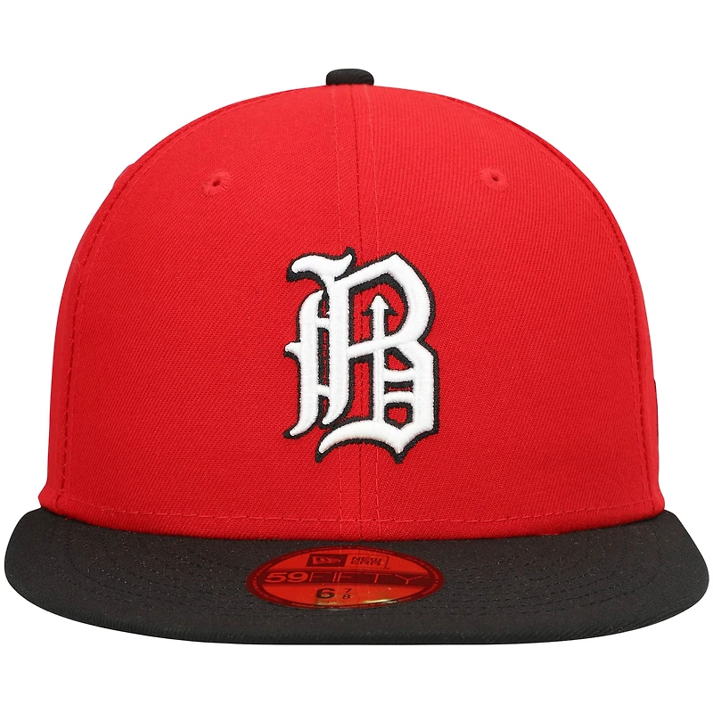 Casquette ajustée 59FIFTY pour homme rouge Birmingham Barons de la collection alternative authentique New Era
