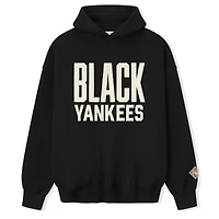 Men's Black Yankees Fear of God x Negro Leagues Baseball Museum Fleece Pullover Hoodie