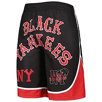 Men's Stitches Black Yankees Shorts