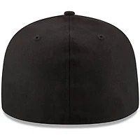Casquette ajustée 59FIFTY noire vierge New Era pour homme