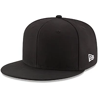 Casquette ajustée 59FIFTY noire vierge New Era pour homme