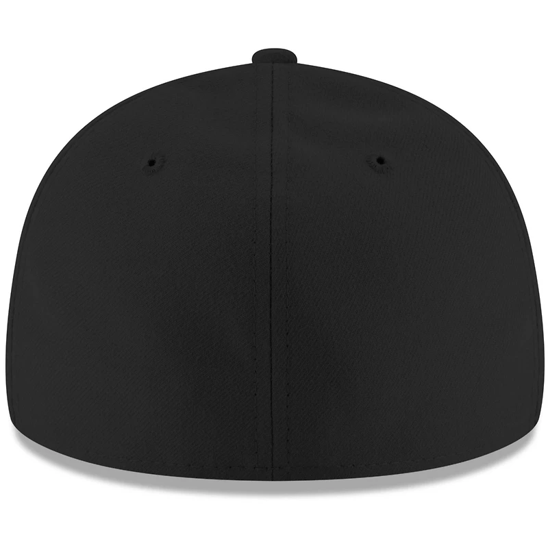 Casquette ajustée 59FIFTY noire à profil bas pour homme New Era
