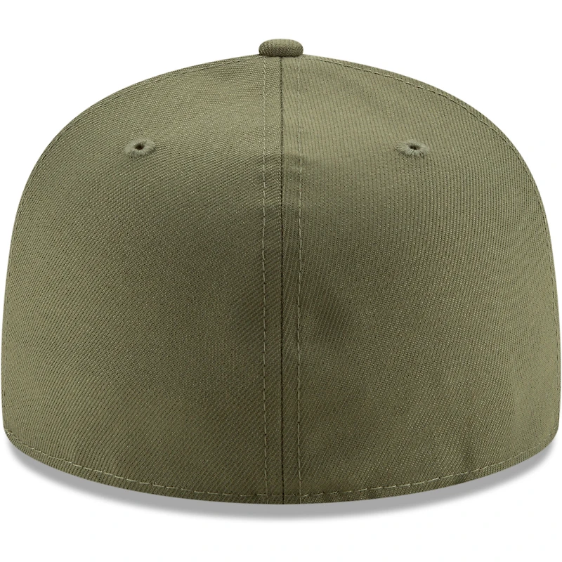Casquette ajustée 59FIFTY verte Blank New Era pour hommes
