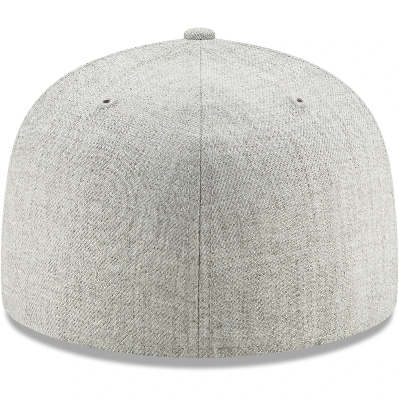 Casquette ajustée 59FIFTY vierge gris chiné New Era pour hommes