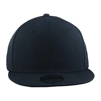 Casquette New Era Blank 9FIFTY Snapback réglable pour homme bleu marine