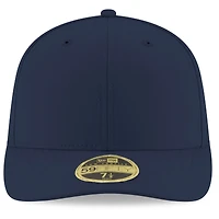 Men's New Era Navy Blank Low Profile 59FIFTY Fitted Hat