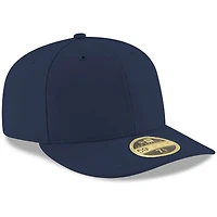 Men's New Era Navy Blank Low Profile 59FIFTY Fitted Hat