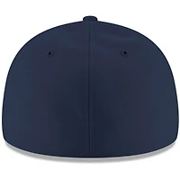 Casquette ajustée 59FIFTY à profil bas bleu marine pour homme New Era