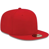Casquette ajustée New Era 59FIFTY rouge vierge pour homme