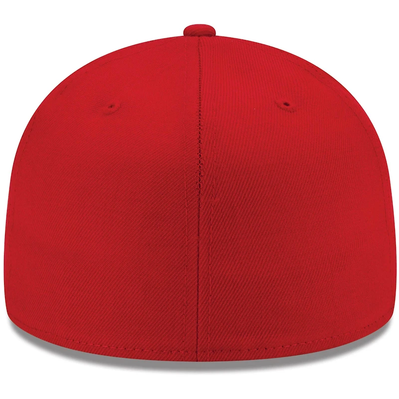 Casquette ajustée New Era 59FIFTY rouge vierge pour homme