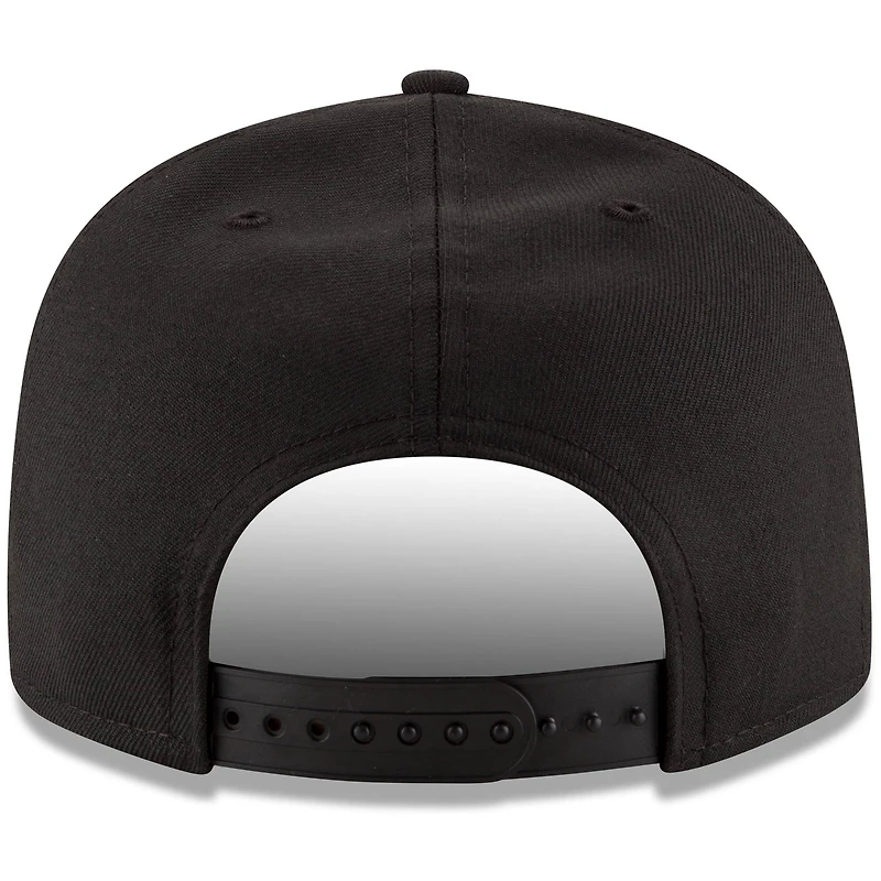 Youth New Era Black Custom 9FIFTY Adjustable Hat
