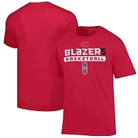 Unisex Champion  Red Blazer5 Gaming On-Court 2K League Authentic Practice T-Shirt