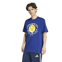 Men's adidas  Blue Boca Juniors Culturewear 25th Anniversary T-Shirt