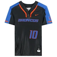 Boise State Broncos Team-Issued #10 Black Jersey from the Softball Program