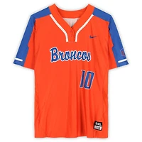 Boise State Broncos Team-Issued #10 Orange Jersey from the Softball Program - Size 2XL