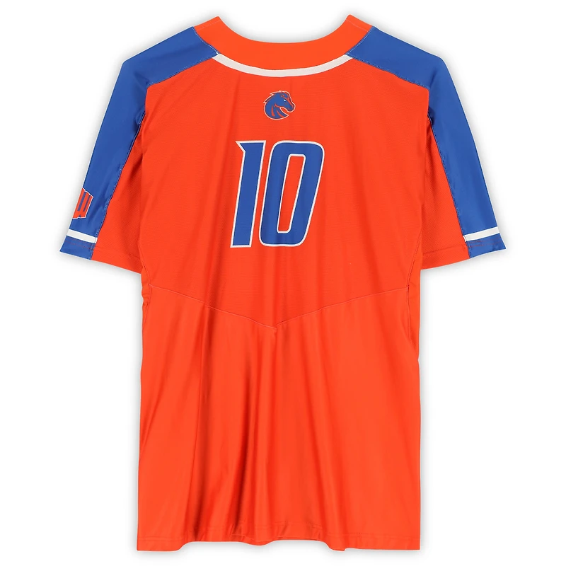 Boise State Broncos Team-Issued #10 Orange Jersey from the Softball Program - Size 2XL