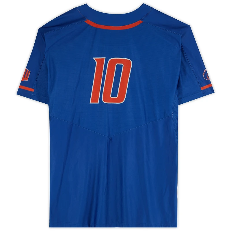 Boise State Broncos Team-Issued #10 Royal Jersey from the Softball Program - Size 2XL