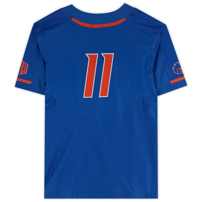 Boise State Broncos Team-Issued #11 Royal Jersey from the Softball Program