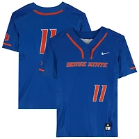Maillot royal n° 11 émis par l'équipe des Broncos de Boise State du programme softball
