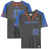 Boise State Broncos Team-Issued #13 Gray Jersey from the Softball Program - Size L