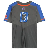 Boise State Broncos Team-Issued #13 Gray Jersey from the Softball Program - Size L