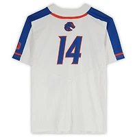 Boise State Broncos Team-Issued #14 White Jersey from the Softball Program - Size L