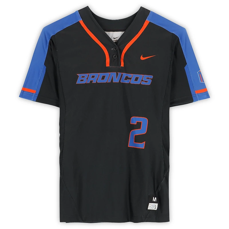 Boise State Broncos Team-Issued #2 Jersey from the Softball Program