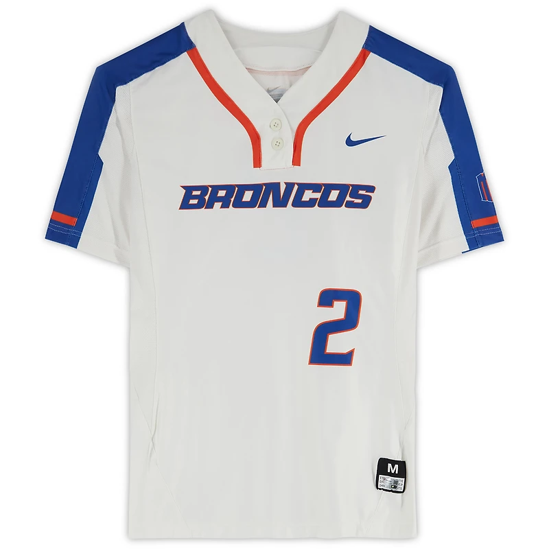 Boise State Broncos Team-Issued #2 Jersey from the Softball Program