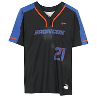 Boise State Broncos Team-Issued #21 Black Jersey from the Softball Program - Size XL
