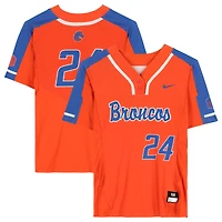 Maillot orange numéro 24 des Boise State Broncos émis par l'équipe du programme de softball - Taille M