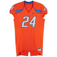 Boise State Broncos Team-Issued #24 Orange Nike Jersey from the 2009-12 NCAA Football Seasons - Size 48+4