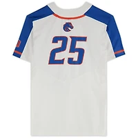 Boise State Broncos Team-Issued #25 White Jersey from the Softball Program