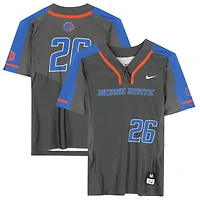 Maillot gris numéro des Boise State Broncos du programme de softball